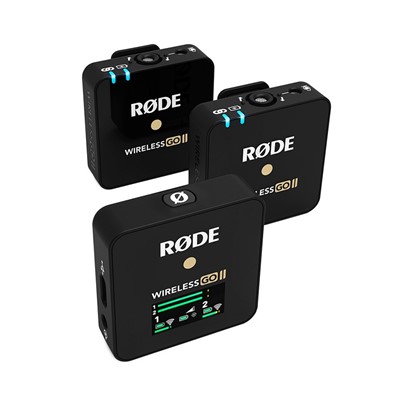 罗德RODE wireless go II无线麦克风2代单反麦克风二代手机无线小蜜蜂采访直播收音麦 Wireless Go II 一拖二（标配）