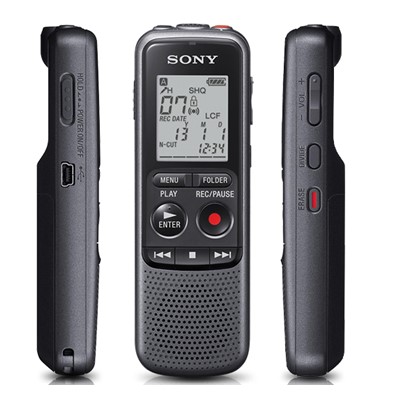 索尼（SONY） ICD-PX470 录音笔内置4G内存小型会议课堂演讲学习听小型讨论会 